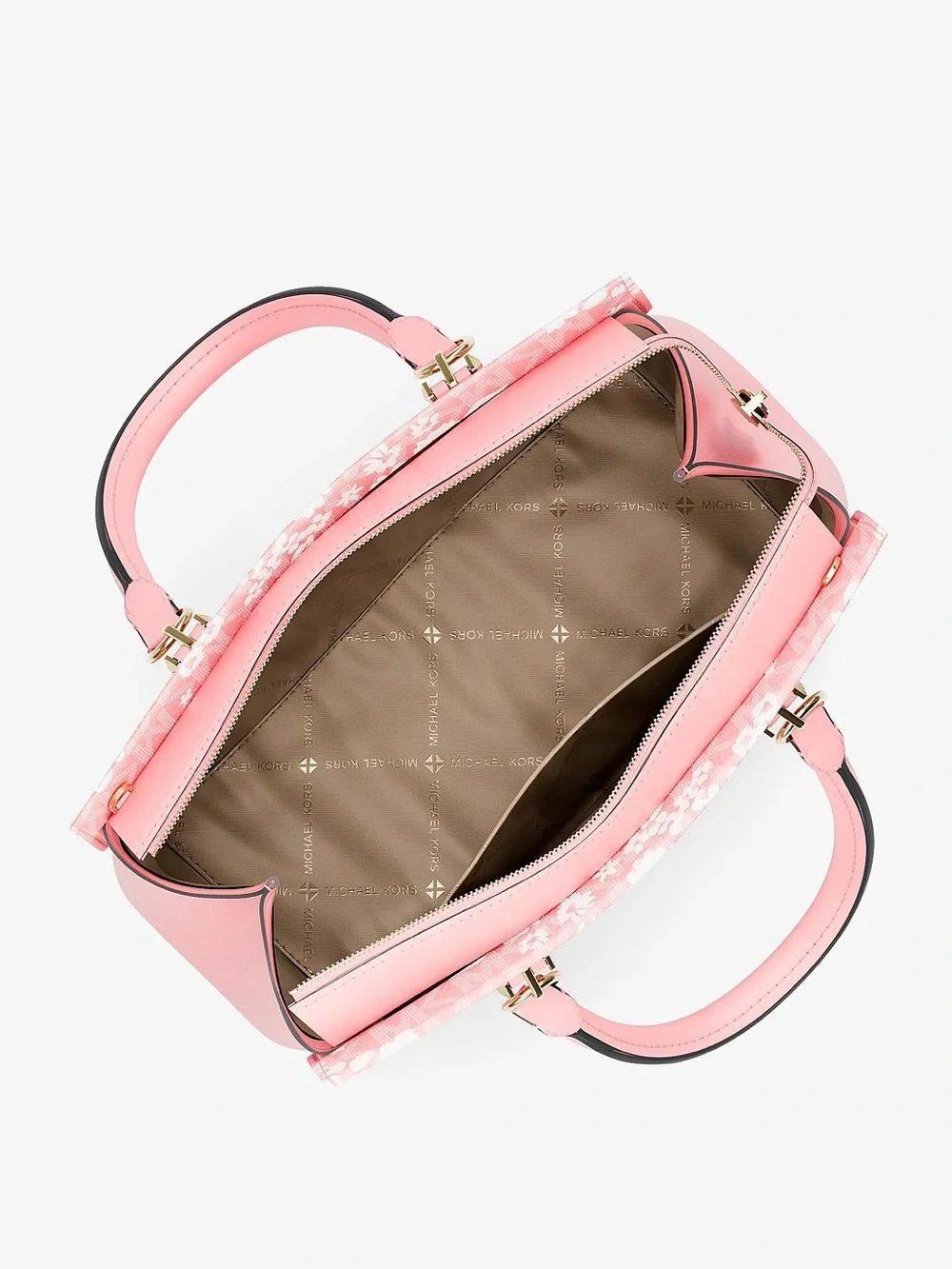 MICHAEL KORS Marilyn Medium Printed Signature Logo Satchel-NWT - Picture 8 of 9